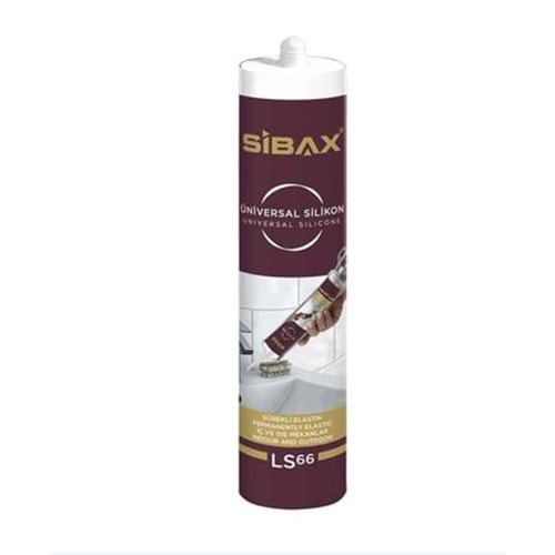 SİBAX LS66 ÜNİVERSAL SİLİKON 280 gr - BEYAZ