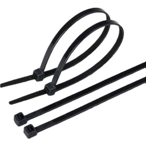 LEVA KABLO BAĞI 25 CM ( 3,6 x 250 ) 10 LU PAKET - SİYAH
