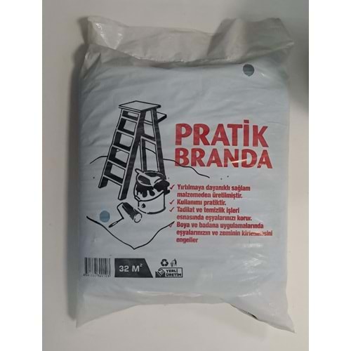 PRATİK BRANDA KORUYUCU KALIN ZEMİN ÖRTÜSÜ ( 32 m² )