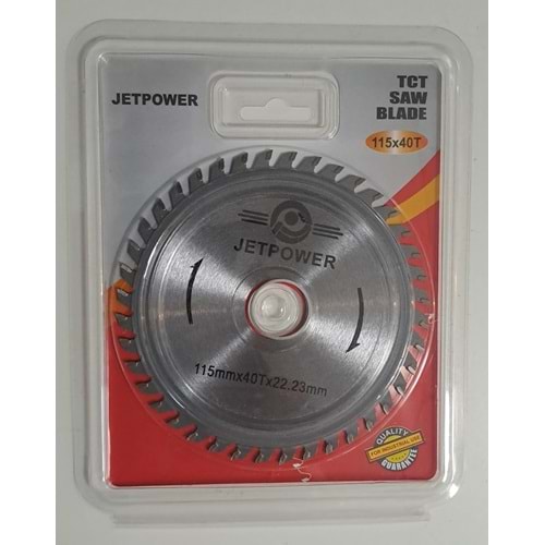 SUNTA - AHŞAP ELMAS DAİRE TESTERE - JETPOWER ELMAS TESTERE 115 LİK TCT ( 115 mm x 40 T x 22.23 mm )