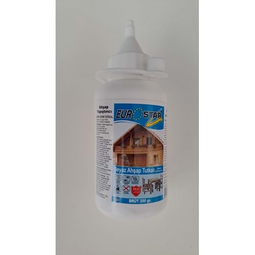 EURO STAR BEYAZ AHŞAP TUTKALI 200 GR.