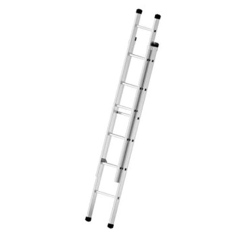 ÖZSAN İKİ PARÇALI ALÜMİNYUM PTT MERDİVENİ (2 x 3 : 6 METRE ) 65mm
