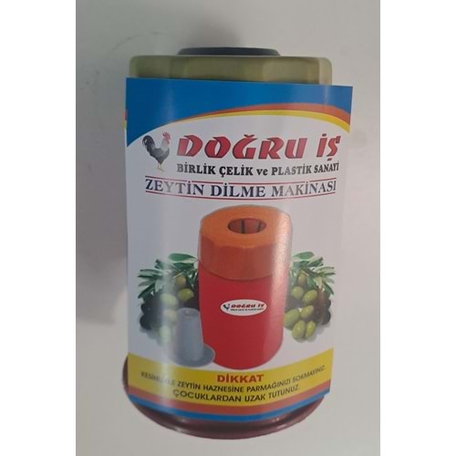 DOĞRU İŞ ZEYTİN ÇİZME - ZEYTİN DİLME MAKİNASI ( 3 BIÇAKLI )