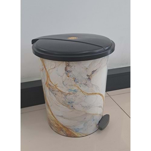 ERDEM PEDALLI ÇÖP KOVASI DESENLİ 4 NO 039 19 LT