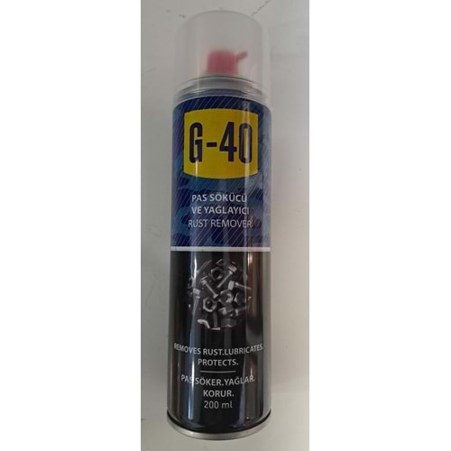 G-40 PAS SÖKÜCÜ VE YAĞLAYICI 200 ml