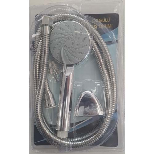 MAFSALLI DUŞ SETİ DENİZ - HALELİ (ÖRGÜLÜ HORTUM FONKSİYONLU EL DUŞU) - VAKUM AMBALAJ - ( KARIŞIK MODEL )