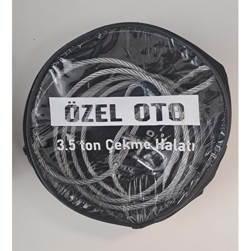 ÖZEL OTO 3,5 TON ÇEKME HALATI ÇELİK ( UZUNLUK 2,90 - 2,95 METRE ARASINDADIR )