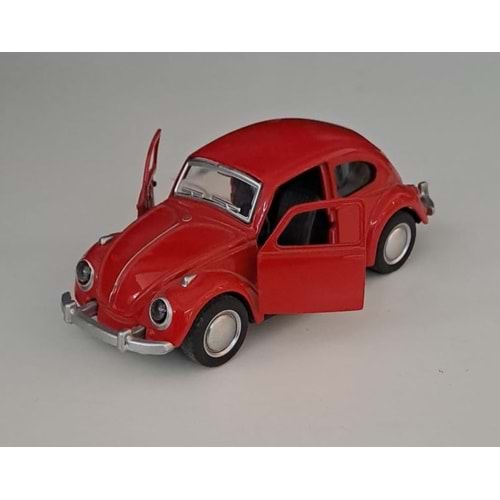 OSMAN KIZILKAYA - METAL ÇEKBIRAK WOLKSVAGEN ARABA KIRMIZI ( 4 CM x 12 CM ) 6636-18