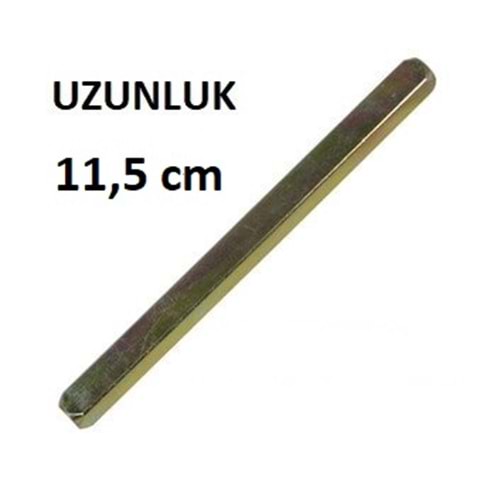 KAPI KOLU DEMİRİ KARE / KAPI KOLU MİLİ KARE 11,5 cm