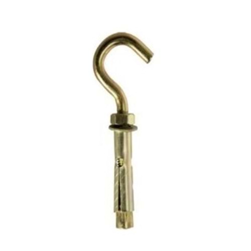 M8x100 AÇIK KANCALI ÇELİK DÜBEL ( ÇAP : 10 mm ) ( DUBEL ) ( 1 ADET FİYATIDIR )