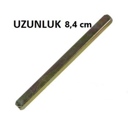 KAPI KOLU DEMİRİ KARE / KAPI KOLU MİLİ KARE 8,4 cm