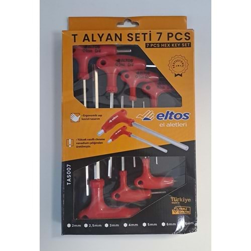 ELTOS T ALYAN SETİ - ALYAN TAKIMI - 7 PARÇA