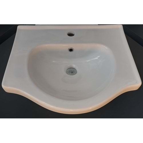 YAKAMOZ ETEJERLİ LAVABO 55cm TURAVİT