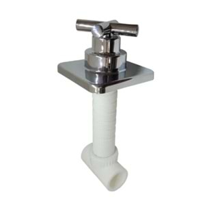 ANKASTRE AÇ KAPA VANA - ARTI METAL KROM VOLAN Ø20x1/2