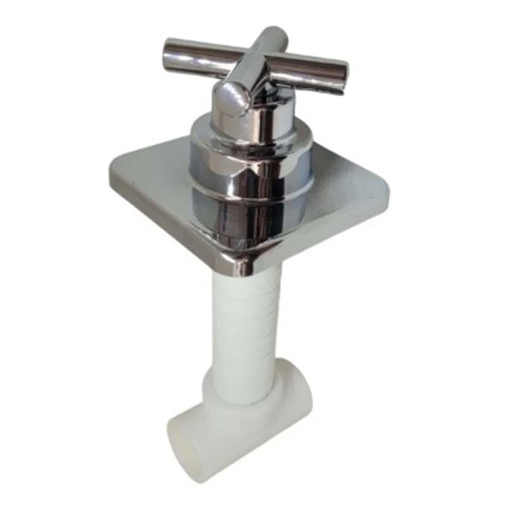 ANKASTRE AÇ KAPA VANA - ARTI PLASTİK KROM VOLAN Ø25x1/2