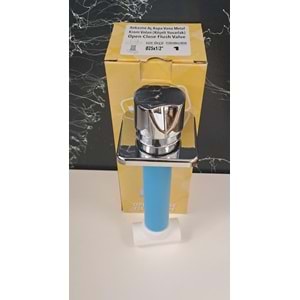 ANKASTRE AÇ KAPA VANA - KÖŞELİ YUVARLAK METAL KROM VOLAN Ø25x1/2