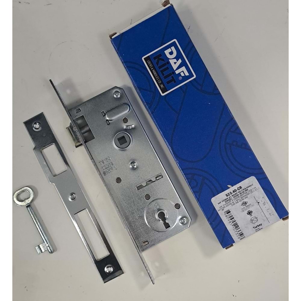 DAF GÖMME STANDART ODA KAPI KİLİDİ - 40 mm