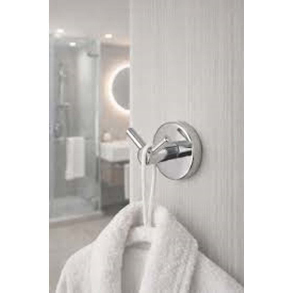 ALPER BANYO AZALEA LÜX İKİLİ ÇATAL BORNOZLUK - VAKUMLU AMBALAJ