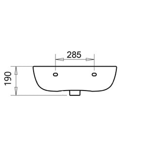 ALİZE LAVABO 50X60cm TURAVİT