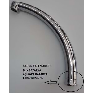 MİX BATARYA BORU SOMUNU - AÇ-KAPA BATARYALAR İÇİNDİR