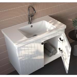 HİLTON BANYO DOLABI - EKO LAKE 65 BEYAZ