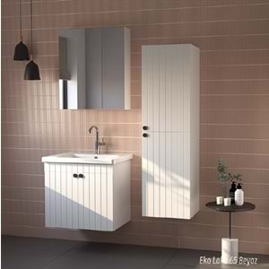 HİLTON BANYO DOLABI - EKO LAKE 65 BEYAZ