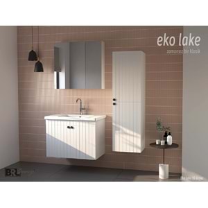 HİLTON BANYO DOLABI - EKO LAKE 80 BEYAZ
