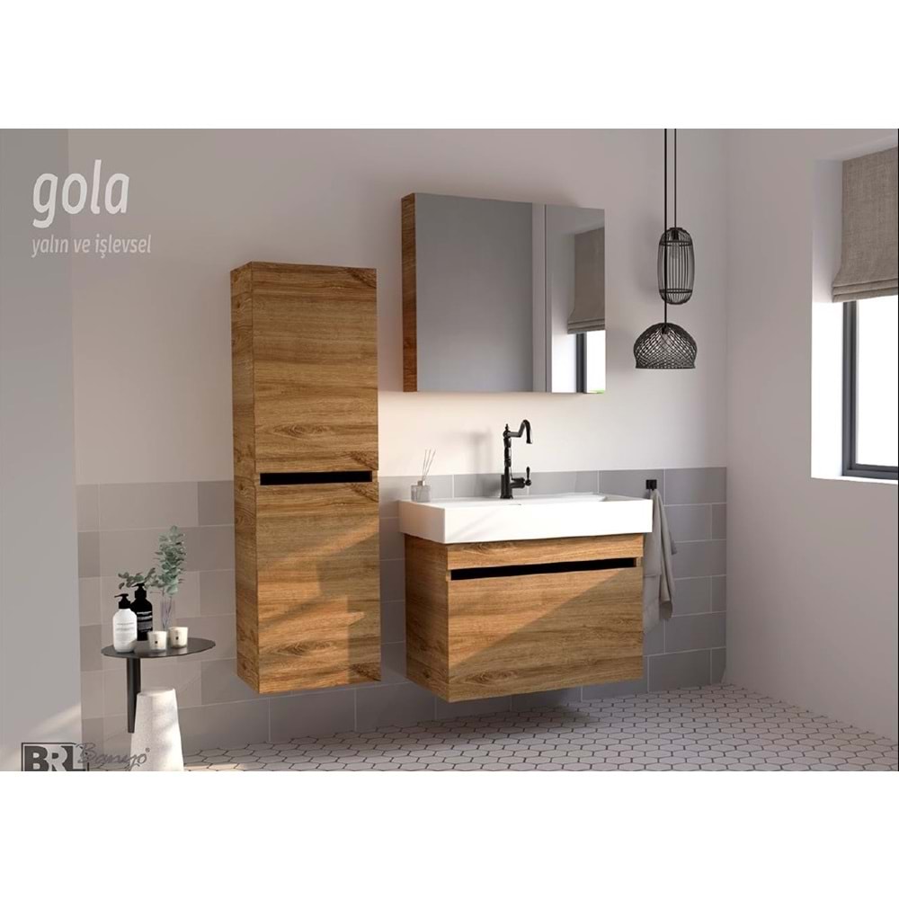 HİLTON BANYO DOLABI - GOLA BOY DOLABI ROYAL MEŞE