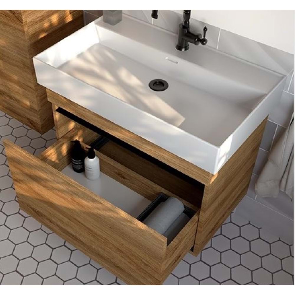 HİLTON BANYO DOLABI - GOLA 80 BEYAZ