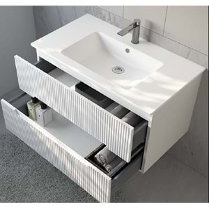HİLTON BANYO DOLABI - İLYADA 70 MAT LAKE ANTRASİT