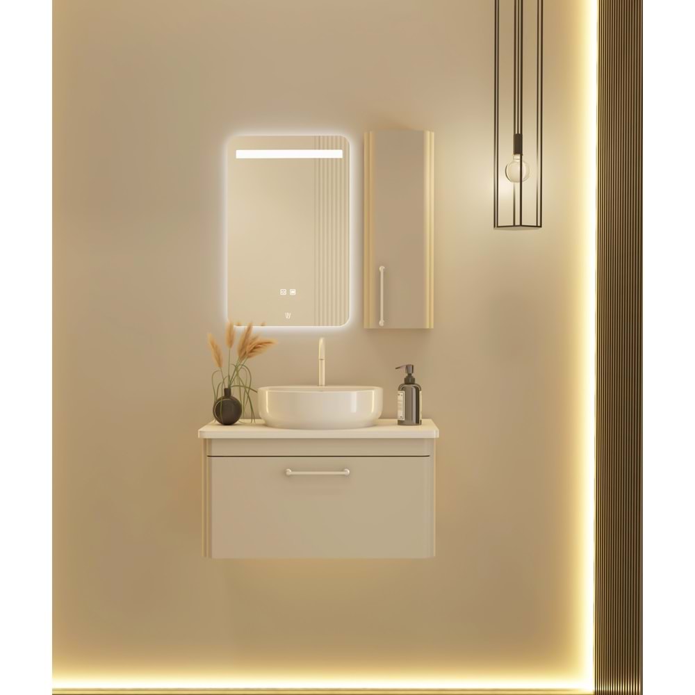 HİLTON BANYO DOLABI - MONZA 80 cm - KUMTAŞI