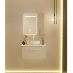 HİLTON BANYO DOLABI - MONZA 80 cm - KUMTAŞI