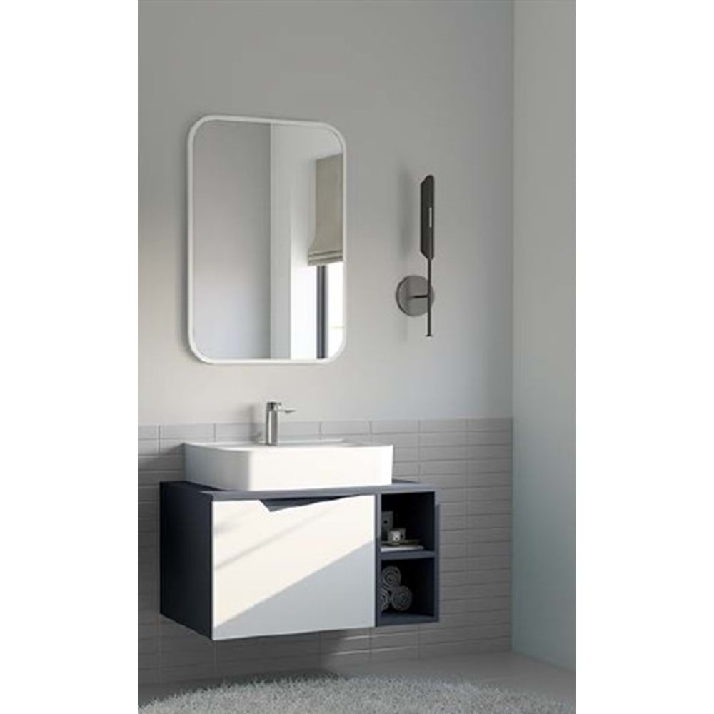 HİLTON BANYO DOLABI - NEWYORK 100 MAT LAKE MARİN MAVİ
