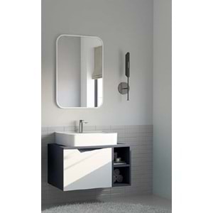 HİLTON BANYO DOLABI - NEWYORK 100 MAT LAKE MARİN MAVİ