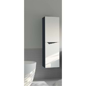 HİLTON BANYO DOLABI - NEWYORK BOY DOLABI MAT LAKE MARİN MAVİ