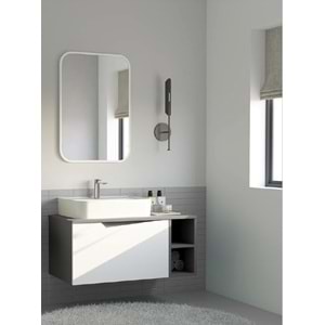 HİLTON BANYO DOLABI - NEWYORK 80 MAT LAKE TOPRAK