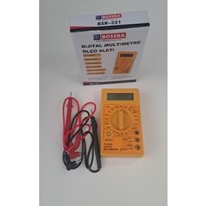 BOSSRA DİJİTAL MULTİMETRE ÖLÇÜ ALETİ ( AVOMETRE )
