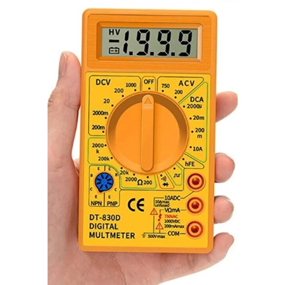 BOSSRA DİJİTAL MULTİMETRE ÖLÇÜ ALETİ ( AVOMETRE )