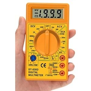 BOSSRA DİJİTAL MULTİMETRE ÖLÇÜ ALETİ ( AVOMETRE )