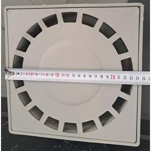 ÇAMUR KOVALI YER SÜZGECİ 25 x 25 cm - Ø 100 LÜK ALTTAN ÇIKIŞ YER SİFONU