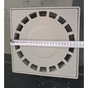 ÇAMUR KOVALI YER SÜZGECİ 25 x 25 cm - Ø 100 LÜK ALTTAN ÇIKIŞ YER SİFONU