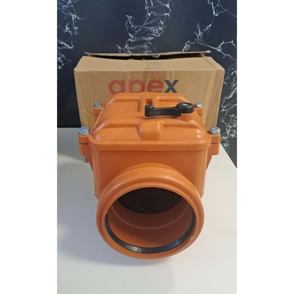 PVC ÇEKVALF Ø125 KİLİTLİ