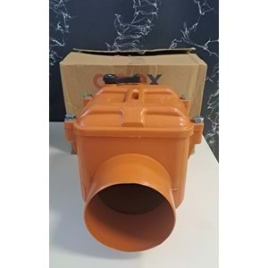 PVC ÇEKVALF Ø125 KİLİTLİ