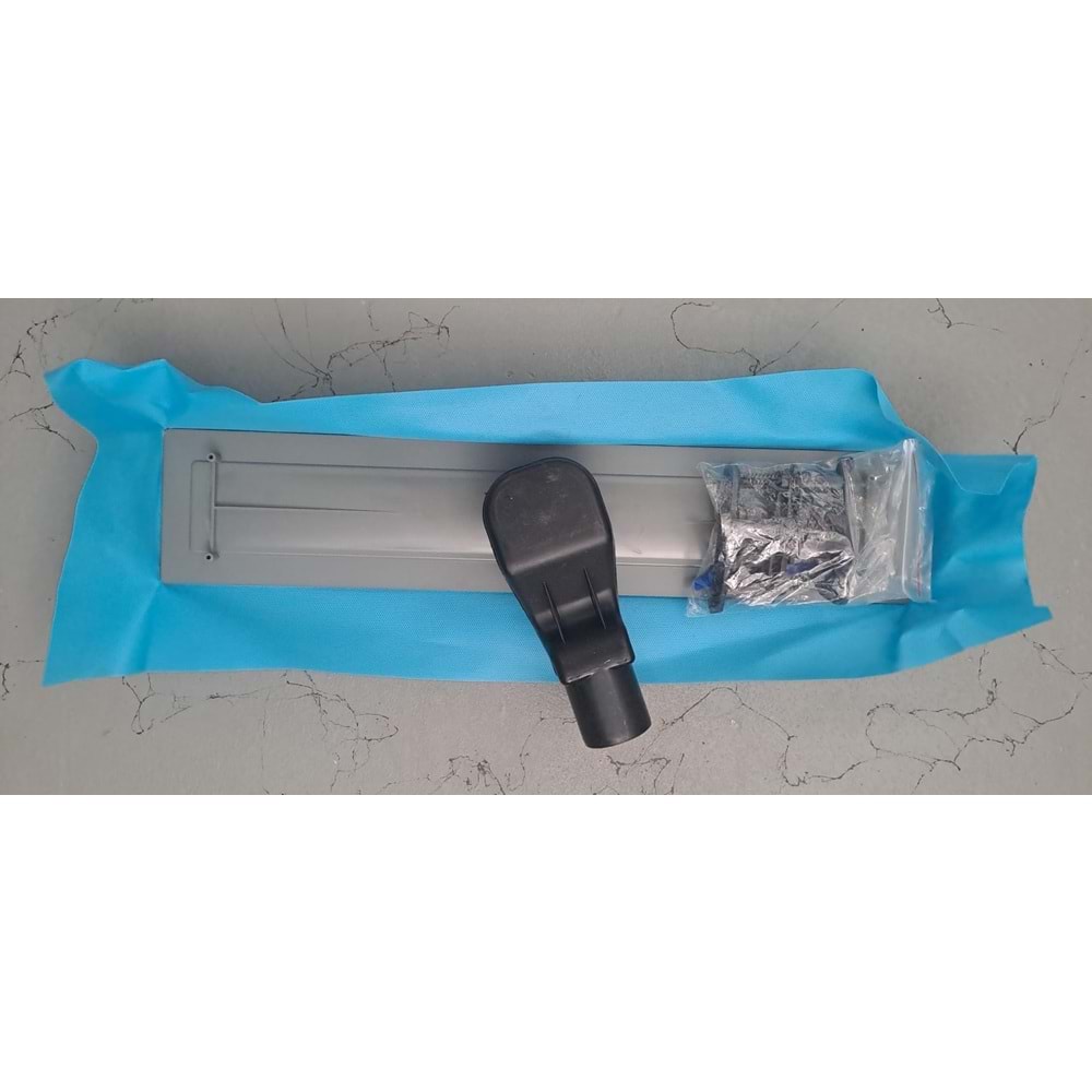 AQUA ZONE DUŞ KANALI LİNEER YANDAN ÇIKIŞ 50cm X Ø50 TEKSTİL MEBRANLI