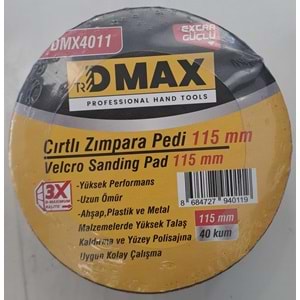 DMAX 115 LİK 40 KUM CIRT ZIMPARA ( 1 ADET FİYATIDIR )