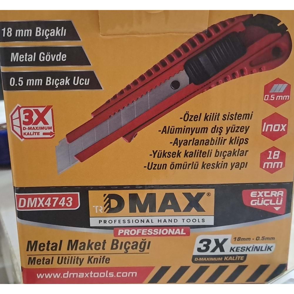 DMAX MAKET BIÇAĞI ( FALÇATA ) - METAL