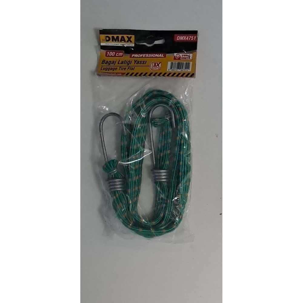 DMAX BAGAJ LASTİĞİ YASSI - DMX4751 - 100cm