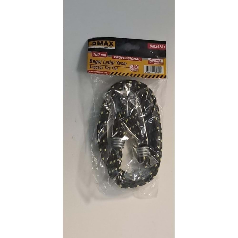 DMAX BAGAJ LASTİĞİ YASSI - DMX4751 - 100cm