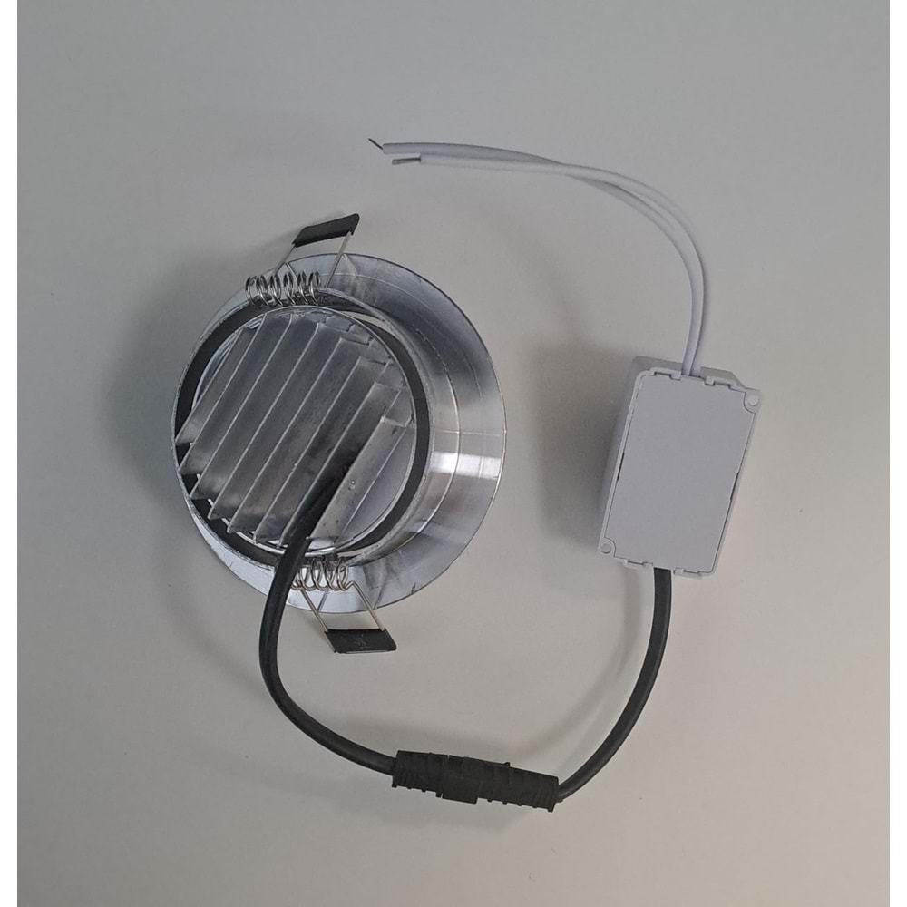 ED-SON 5 WATT COB LED SPOT ALÜMİNYUM KROM KASA BEYAZ IŞIK 500lm 6500K