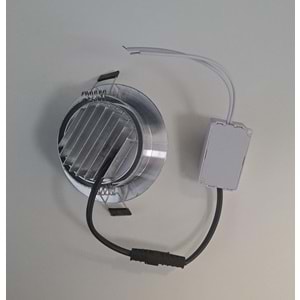 ED-SON 5 WATT COB LED SPOT ALÜMİNYUM KROM KASA BEYAZ IŞIK 500lm 6500K